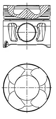 Поршень 8713750730 NURAL