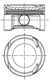 Поршень в комплекті на 1 циліндр std 8714130020 NURAL