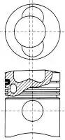 Поршень 8717460030 NURAL