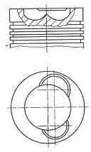 Поршень двигуна 8733590030 NURAL