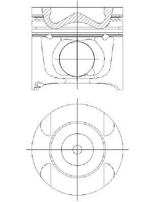 Поршень 8742740710 NURAL