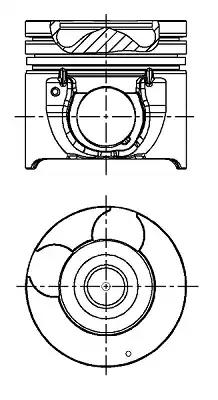 Поршень 91мм hyundai - d4cb 8743170000 NURAL