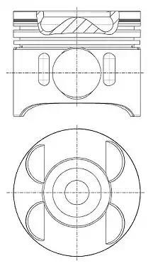 Поршень 8743340500 NURAL