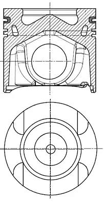 Поршень 8743340710 NURAL