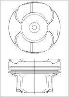 Поршень 8743460010 NURAL