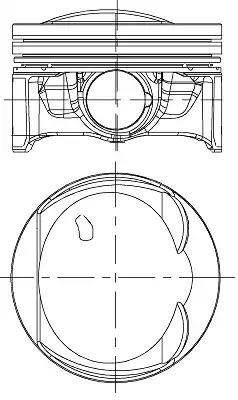 Поршень двигуна 8744380700 NURAL