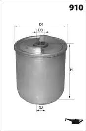 Ehc8400 фільтр оливи  аналогwl7441/oz6d EHC8400 MECAFILTER