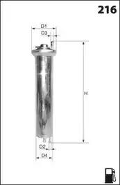 Фільтр палива ELE6020 MECAFILTER
