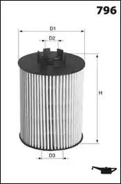 Elh4772 фільтр оливи ELH4772 MECAFILTER
