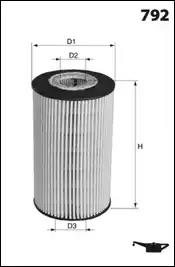 Elh4787 фільтр оливи ELH4787 MECAFILTER