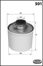 Фільтр повітря, вхідне повітря компресора FA3178 MECAFILTER