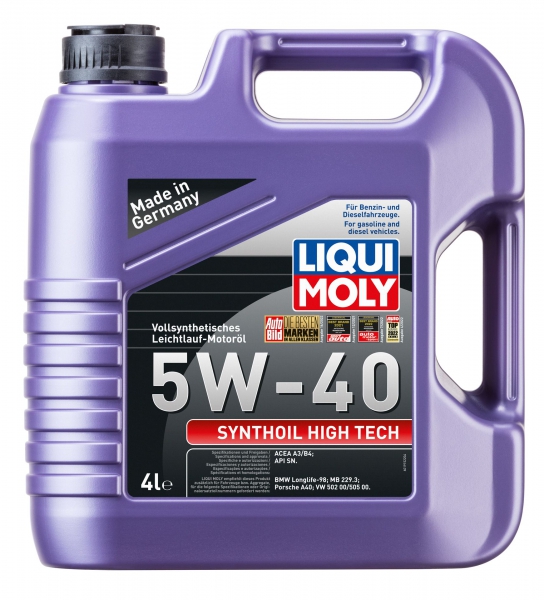 Моторна олива liqui moly synthoil high tech, 5w-40, 4л 1915 LIQUI MOLY