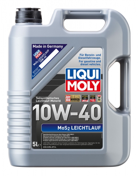 Моторна олива liqui moly mos2 leichtlauf, 10w-40, 5л 1931 LIQUI MOLY