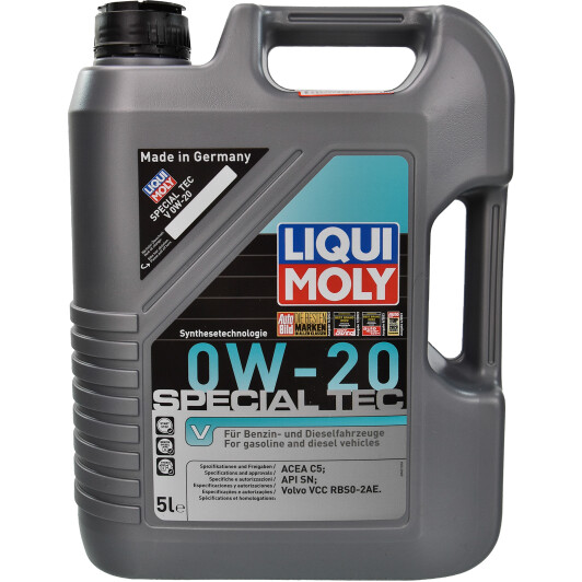 Олива моторна special tec v 0w-20 5л 20632 LIQUI MOLY