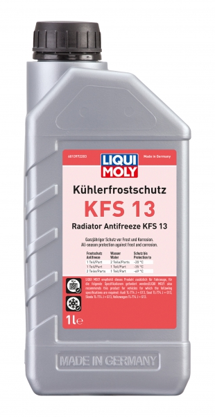 Антифриз концентрат kuhlerfrostschutz kfs 13 1л 21139 LIQUI MOLY