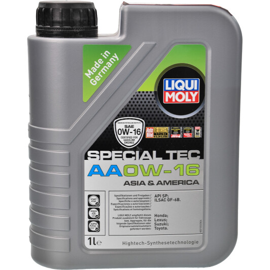 Олива моторна special tec aa 0w-16 1л 21326 LIQUI MOLY
