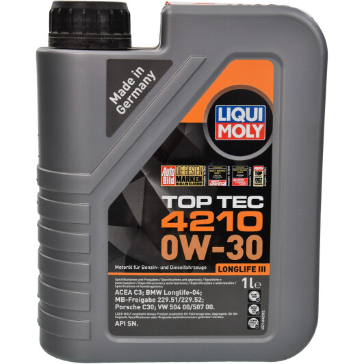 Олива моторна top tec 4210 0w-30 1л 21604 LIQUI MOLY