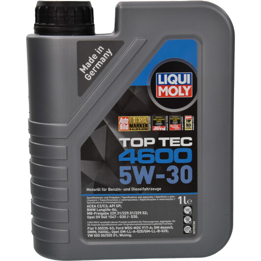 Олива моторна top tec 4600 5w-30 1л 2315 LIQUI MOLY
