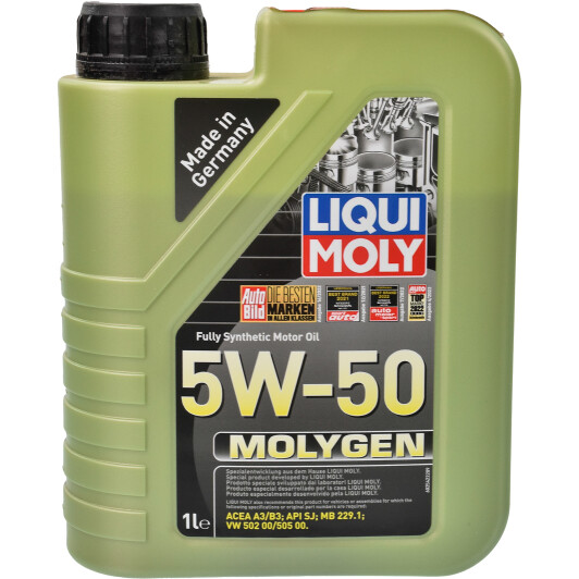 Моторна олива liqui moly molygen, 5w-50, 1л 2542 LIQUI MOLY
