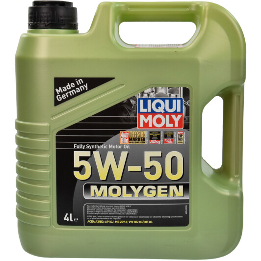 Моторное масло liqui moly molygen new generation 5w-50 4л 2543 LIQUI MOLY