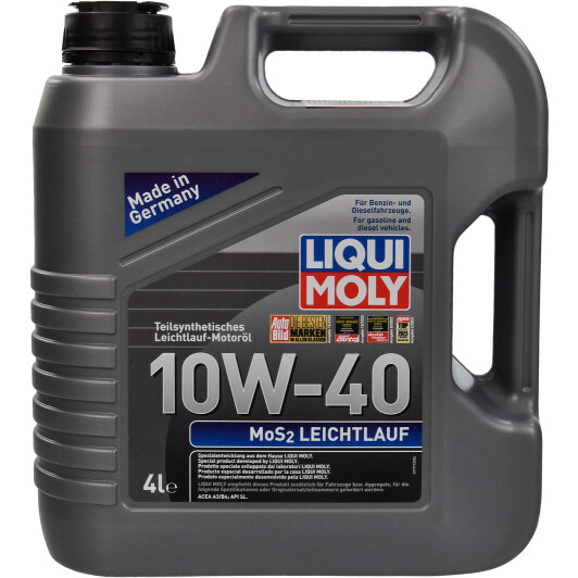 Олива моторна mos2-leichtlauf 10w-40 4л 6948 LIQUI MOLY