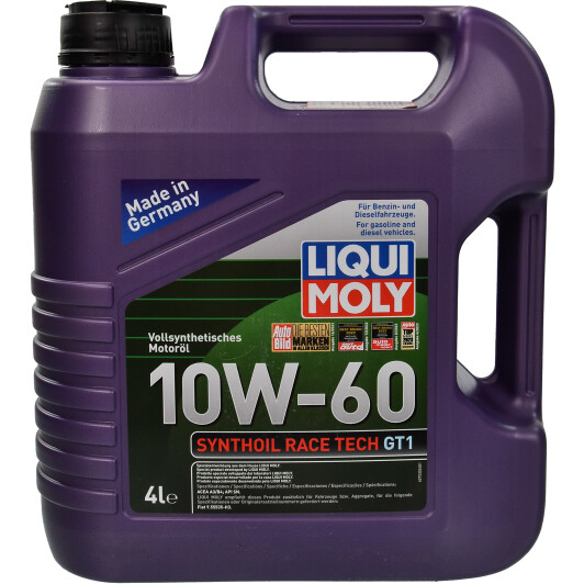 Олива моторна synthoil race tech gt1 10w-60 4л 7535 LIQUI MOLY