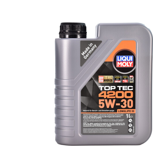 Моторна олива liqui moly top tec 4200, 5w-30, 1л 7660 LIQUI MOLY
