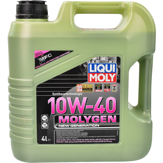 Моторна олива liqui moly molygen new generation, 10w-40, 4л 8538 LIQUI MOLY