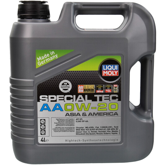 Олива моторна special tec aa 0w-20 4л 9705 LIQUI MOLY