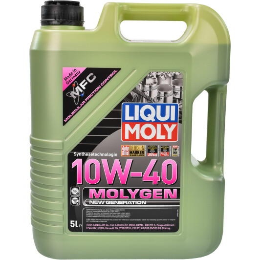 Олива моторна molygen new generation 10w-40 5л 9951 LIQUI MOLY