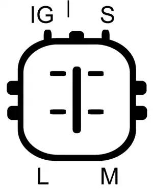 Генератор 284528 ELSTOCK