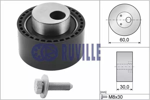 Натяжний ролик, зубчастий ремінь 55921 RUVILLE