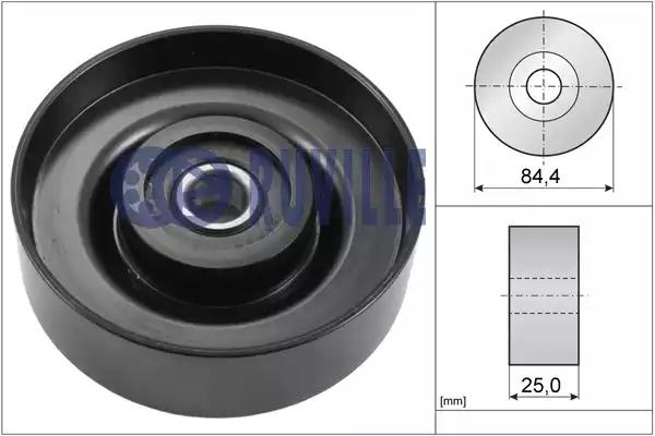 Ruville renault помпа воды trafic 2.5d 81- master daily 56843 RUVILLE
