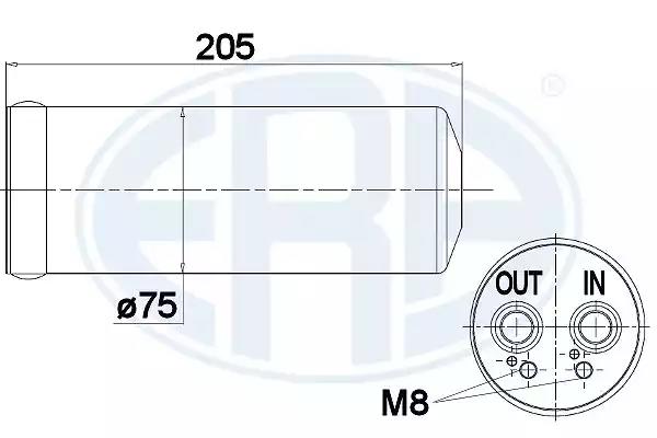 Осушувач кондиціонера era 668004 668004 ERA