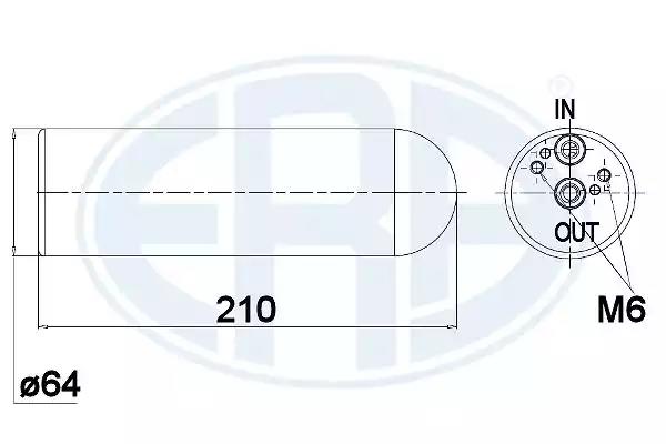 Осушувач, система кондиціонування повітря 668027 ERA