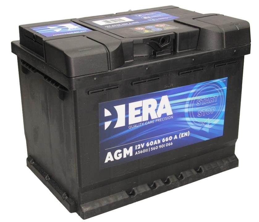 Акумулятор era agm 60 ah en 660 242x175x190 дхшхв правий + A56011 ERA