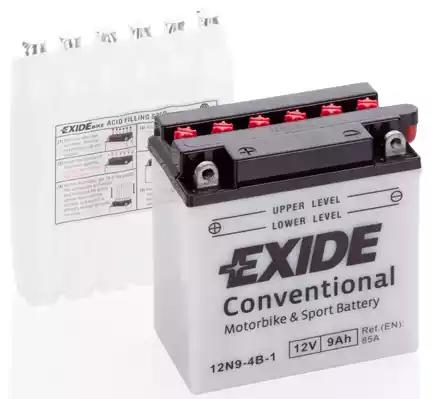 Акумулятор 9ah-12v exide 12n9-4b-1 135х75х139 l en85 12N94B1 EXIDE
