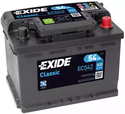 Стартерная аккумуляторная батарея стартерная... EC542 EXIDE