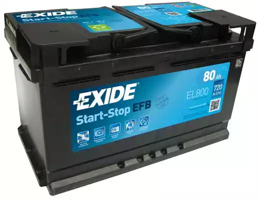 Акумулятор exide efb - 80ah| en 720 | 315x175x190 дхшхв EL800 EXIDE