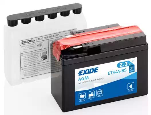 Акумулятор 23ah-12v exide agm etr4a-bs 113х48х85 r en35 ETR4ABS EXIDE
