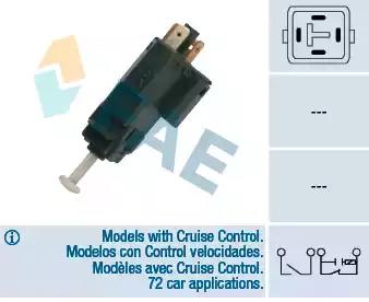 Выключатель фонаря сигнала торможения 24517 FAE