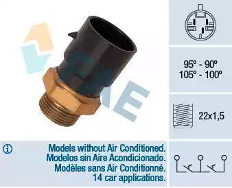 Термовыключатель вентилятор радиатора 38020 FAE