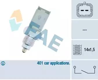 Выключатель фара заднего хода 40491 FAE