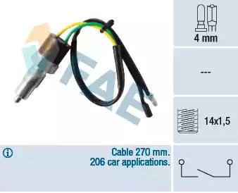 Перемикач, ліхтар заднього ходу 40580 FAE