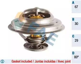 Термостат, охолоджувальна рідина 5301680 FAE