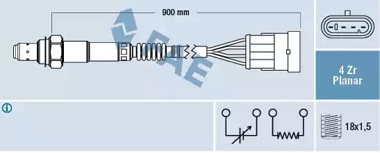 Кисневий датчик 77362 FAE