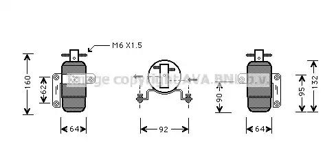 Осушувач, система кондиціонування повітря CRD060 AVA QUALITY COOLING