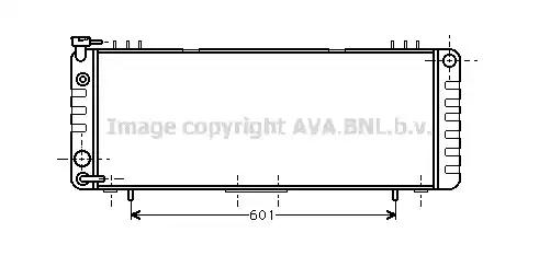 Радіатор система охолодження двигуна JE2002 AVA