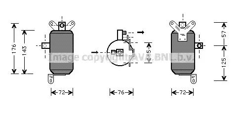 Осушувач, система кондиціонування повітря JRD021 AVA QUALITY COOLING