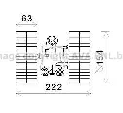 Ava db вентилятор салона vito 03- MS8633 AVA